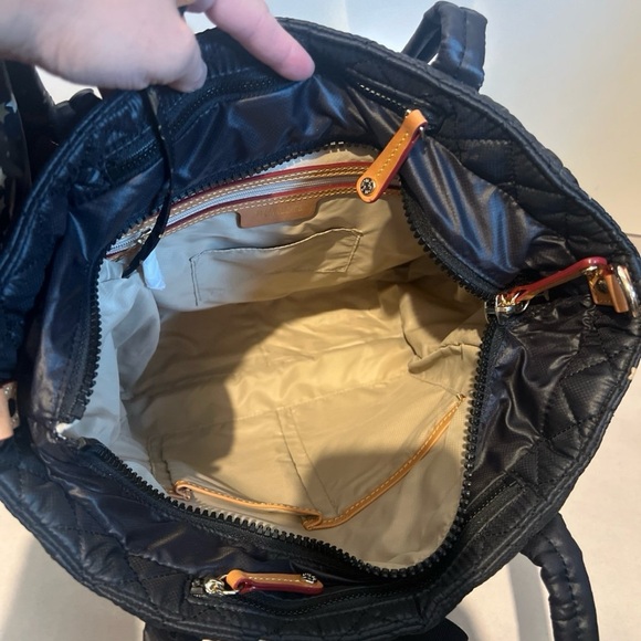 MZ Wallace Quilted Tote with Gold Stars - Picture 6 of 10